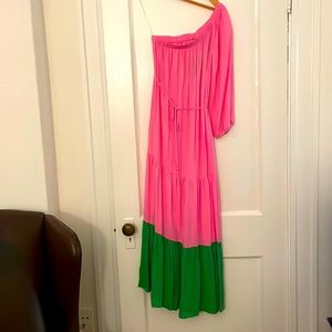 Mason Scoop One Shoulder Maxi Dress- NWT, never worn